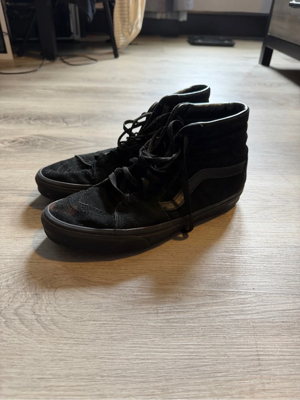Vans SK8 Hi Black High-Top Canvas Men's Sneakers